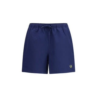 Blue Recycled Polyester Shorts