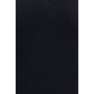 Traje de baño de una pieza de poliamida negro