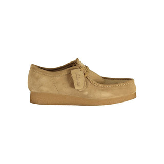 Zapatilla de ante beige para hombre