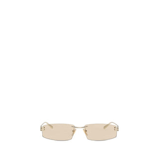 Beige Metal Sunglasses