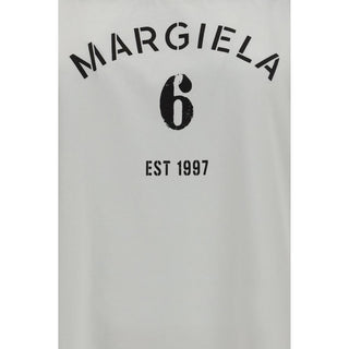 Camiseta de manga larga de algodón blanca