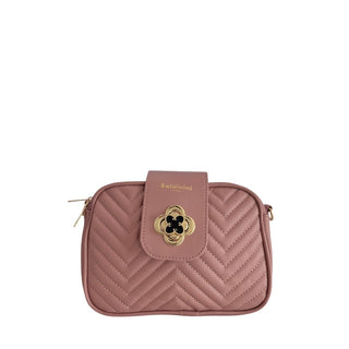 Pink PU Women Crossbody Bag