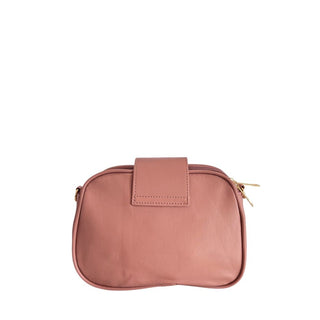 Pink PU Women Crossbody Bag