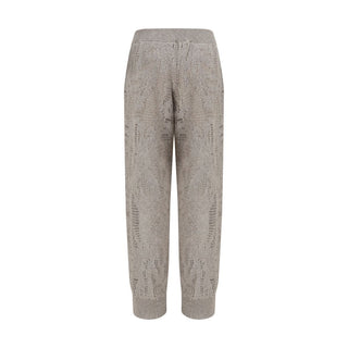 Beige Linen Casual Pants