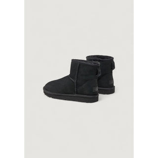 Black Suede Leather Ankle Boots