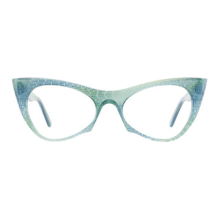 Gafas de acetato turquesa (montura)
