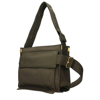 Green Fabric Shoulder Bag