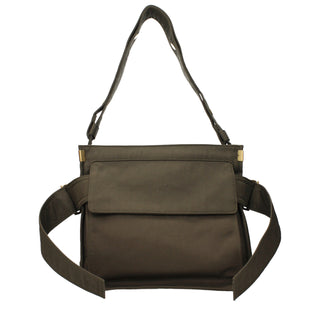Green Fabric Shoulder Bag