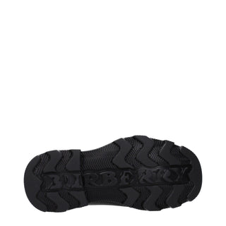 Black Cotton Ankle Boots