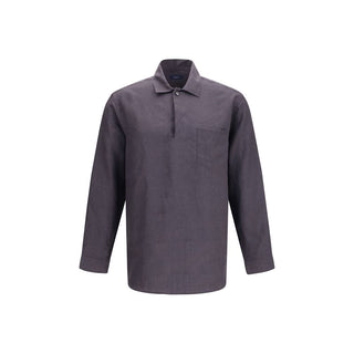 Gray Linen Shirt