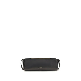 Black Calf Leather Bos Taurus Clutch Bag