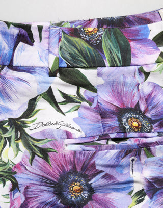 Pantalones cortos multicolor con estampado floral  