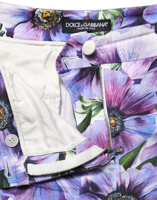 Pantalones cortos multicolor con estampado floral  