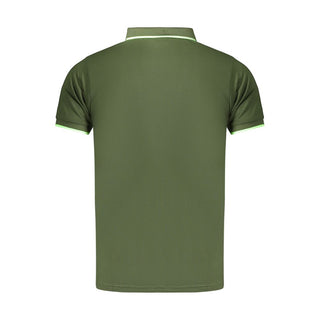 Green Polyester Men's Polo Shirt