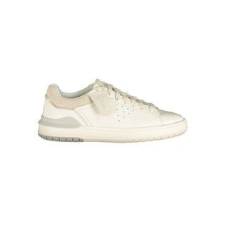Zapatillas blancas de cuero para hombre