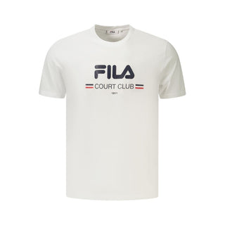 White Cotton Mens T-Shirt