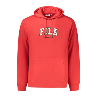Red Cotton Men's Hoodie