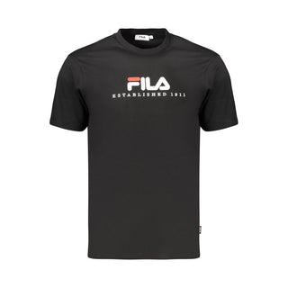 Black Cotton Men's T-Shirt