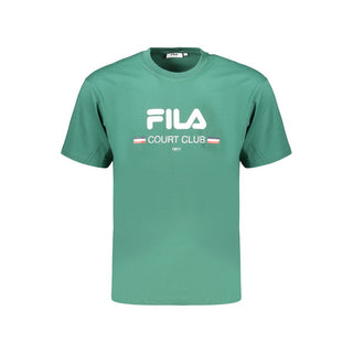Green Cotton Men's T-Shirt