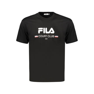 Black Cotton Men's T-Shirt