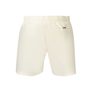 Beige Polyester Men's Short
