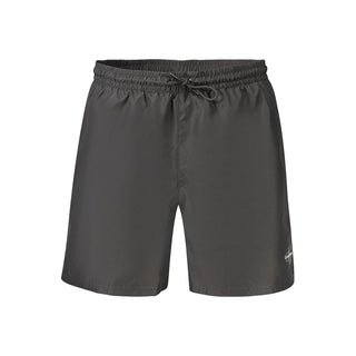 Ropa de baño de poliéster negra para hombre