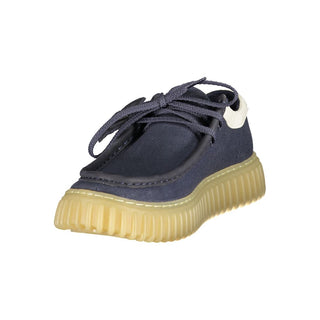 Blue Fabric Men's Shoe