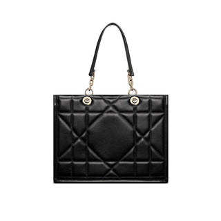 Black Leather Tote Bag