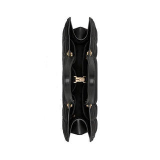 Black Leather Tote Bag