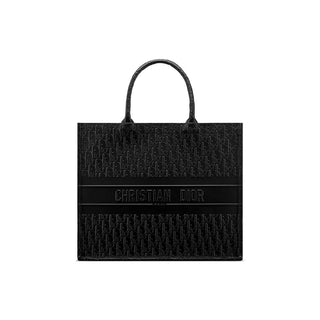 Black Calfskin Tote Bag