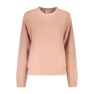Pink Cotton Women's Sweatshirt