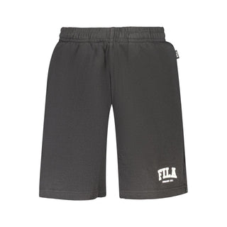 Black Cotton Men's Pants