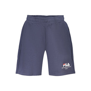 Blue Cotton Men's Pants