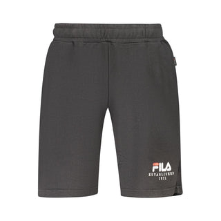 Black Cotton Men's Pants