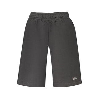 Black Cotton Men's Pants