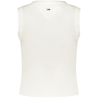 White Cotton Women's Tank