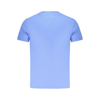 Light Blue Cotton Men's T-Shirt