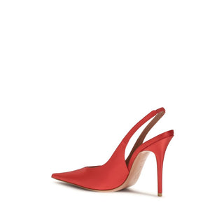 Multicolor Silk High Heel Pumps