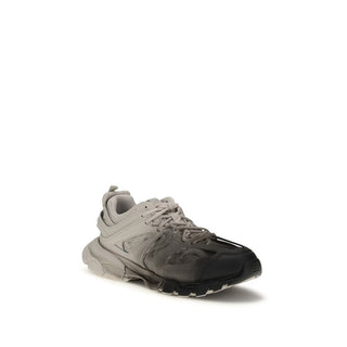 Gray Polyamide Athletic Sneakers