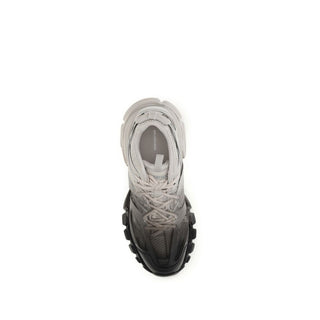Gray Polyamide Athletic Sneakers