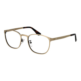 Gafas con montura de metal dorado