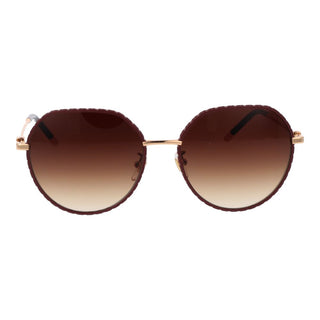 Gafas de sol de metal color oro rosa