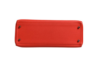 Kelly 32 Two-Way Handbag with Palladium Hardware