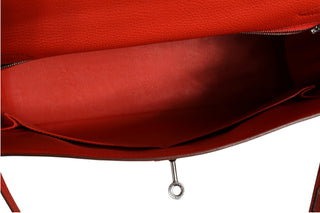 Kelly 32 Two-Way Handbag with Palladium Hardware