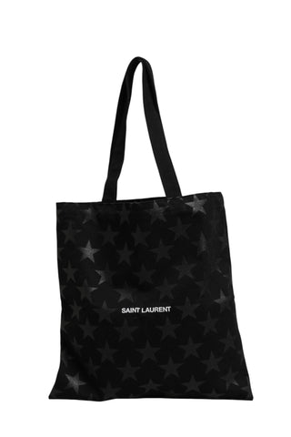 Rive Droite Black Tote Bag With Star Print Tote bag