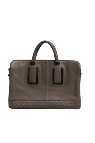 Getaway Intrecciato Leather Briefcase