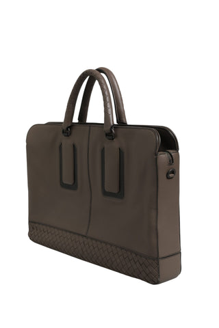 Getaway Intrecciato Leather Briefcase