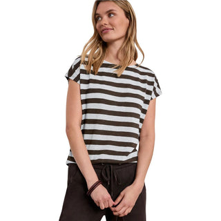 Brown Polyester T-Shirt