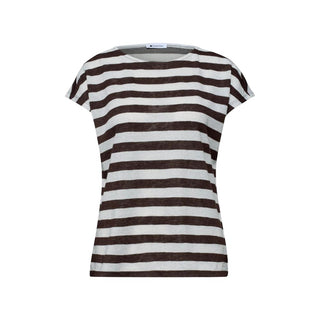 Brown Polyester T-Shirt