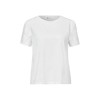Cream Cotton T-Shirt